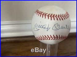 Upper Deck Authenticated UDA Mickey Mantle Yankees Autograph Signed OAL Baseball