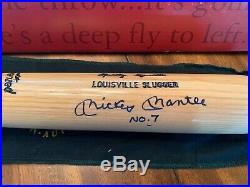 Upper Deck Signed Mickey Mantle Baseball Bat