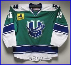 Utica Comets Third Jersey Worn and Signed by #28 Alexandre Grenier
