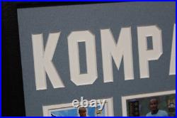 VINCENT KOMPANY Manchester City Framed SIGNED Autograph Card Memorabilia + COA