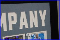 VINCENT KOMPANY Manchester City Framed SIGNED Autograph Card Memorabilia + COA