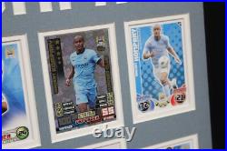 VINCENT KOMPANY Manchester City Framed SIGNED Autograph Card Memorabilia + COA