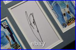 VINCENT KOMPANY Manchester City Framed SIGNED Autograph Card Memorabilia + COA