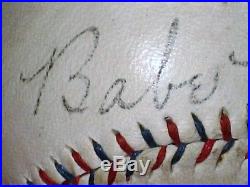 VINTAGE 1930s SIGNED BABE RUTH AUTOGRAPHED PEERLESS SPORTING GOODS BASEBALL 60HR