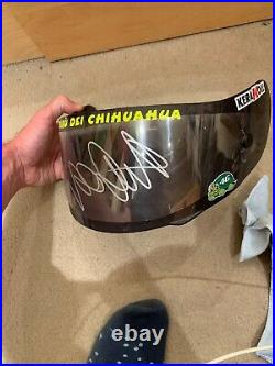 Valentino Rossi Hand Signed Genuine AGV Visor
