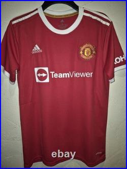 Varane Signed Man Utd Shirt