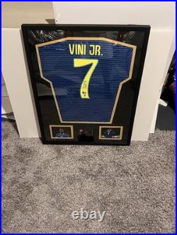 Vinicius Junior Signed Brazil National Team #7 Jersey Beckett BAS Auth Soccer