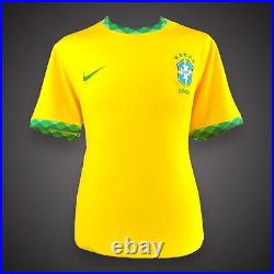 Vinicius'Vini' Jr Signed Brazil Shirt 2020-21, Number 18 £249 With COA