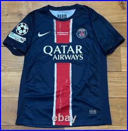 Vitinha Hand Signed Paris Saint-Germain 2025 UCL FInal Shirt + COA