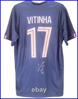 Vitinha Signed 2024/25 PSG Shirt With COA And Photo Proof Vitinha Signed 2024/25 PSG Shirt With COA And Photo Proof