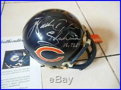 WALTER PAYTON Autographed Signed Chicago Bears Mini Helmet with PSA COA