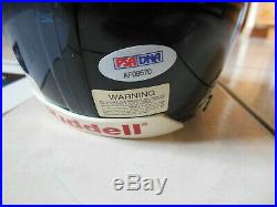 WALTER PAYTON Signed Autographed Chicago Bears Mini Helmet with PSA DNA COA B