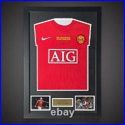 WAYNE ROONEY Manchester United Hand Signed And Framed Football Shirt £249