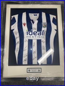 WBA 1st Team Signed Shirt Season 24 With Certificate Of Authenticity