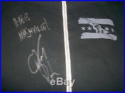WWE CM PUNK SIGNED & RING WORN BEST SINCE DAY ONE 11.18.13 HOOD With WWE LOA