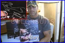 WWE HBK Shawn Michaels & Bret Hart Signed Mont. Screwjob Photo autograph JSA COA