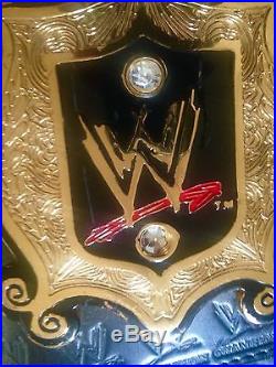 WWE Undisputed Championship Title Belt SIGNED by various wrestlers