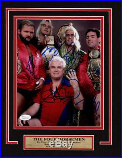 WWE WCW RIC FLAIR FOUR 4 HORSEMEN 11X14 Matted Namplate PHOTO AUTOGRAPH SIGNED