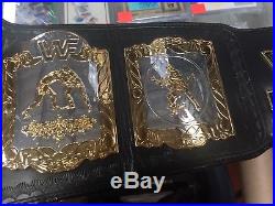 WWF Championship Belt Adult Title Belt Signed Nasty Boys Jimmy Hart Sunny