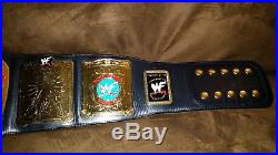 WWF European Title Belt Signed By Shawn Michaels