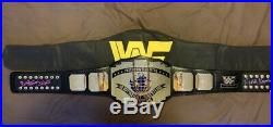 WWF/WWE INTERCONTINENTAL HEAVYWEIGHT WRESTLING CHAMPION Belt Signed HART/RAMON