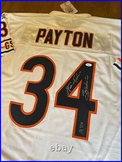Walter Payton Sweetness Signed Autographed Bears Authentic Jersey JSA LOA