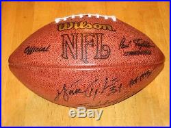 Walter Payton Sweetness Signed NFL Game Football Hof 93 34 16726 Bears Autograph