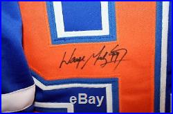 Wayne Gretzky Edmonton Oilers Autographed Signed Hockey Jersey with COA Beauty