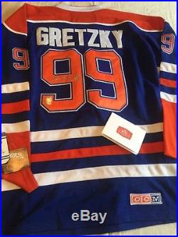 Wayne Gretzky Signed NHL Edminton Oilers Jersey Wga Authentic Autograph Auto
