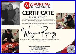 Wayne Rooney 2008 Champions League shirt signed mounted and framed COA £199