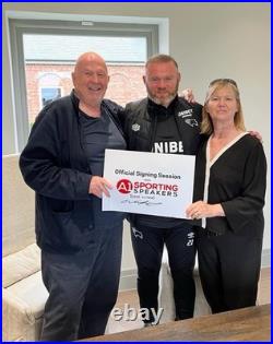 Wayne Rooney Hand Signed And Framed Everton Football Shirt £199