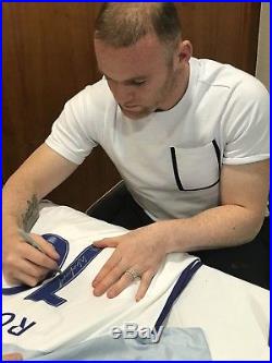 Wayne Rooney Hand Signed England Shirt £99