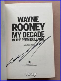 Wayne Rooney Hand Signed Man Utd My Decade Autograph Book PSA Approved & COA
