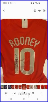 Wayne Rooney Signed 2008 Shirt