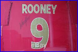 Wayne Rooney Signed England Shirt