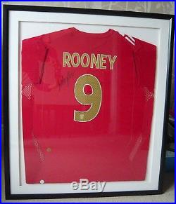 Wayne Rooney Signed England Shirt