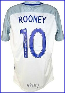 Wayne Rooney autographed signed authentic jersey England National Team Beckett