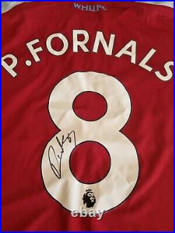 West ham 2021/22 shirt Signed By Pablo Fornals (Rare Signature)