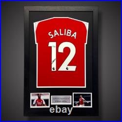 William Saliba Hand Signed Arsenal Football Shirt With COA £299