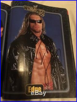 Wrestlemania X8 Signed Magazine Chris Benoit Undertaker Kane Jericho Test Edge
