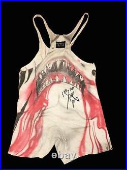 Wwe Rob Van Dam Ring Worn Hand Signed Autographed Singlet With Coa From Booker T