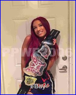 Wwe Sasha Banks Hand Signed Divas Womens Championship Belt With Proof