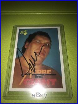 Wwf WWE Andre The Giant Rare Signed Autographed Card