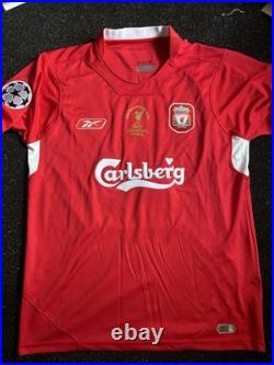 Xabi Alonso Signed Liverpool Shirt with COA Spain Champions League