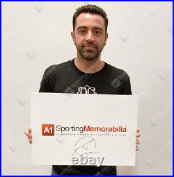 Xavi Signed Barcelona Shirt, 2013-2014 Third Shirt Autograph Jersey