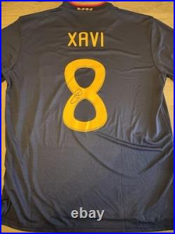 Xavi Signed Spain 2010 World Cup Winning Shirt From Football Prizes