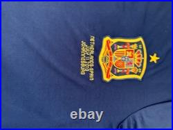 Xavi Signed Spain Football Shirt