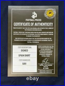 Xavi Signed Spain Football Shirt