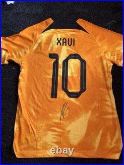 Xavi Simons Signed Netherlands Shirt With COA Spurs