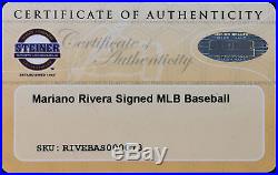 Yankees Mariano Rivera Signed Authentic OML Baseball Steiner Hologram & COA